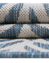 Savannah Escape Collection Area Rug -  Savannah Rectangle Blue  lifestyle 48