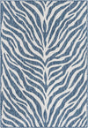 Jungle Expedition Collection Area Rug -  Savannah Rectangle Blue Main