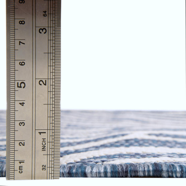 Jungle Expedition Collection Area Rug -  Savannah Round Blue  lifestyle 3