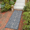 Jungle Expedition Collection Area Rug -  Savannah Runner Blue  lifestyle 13