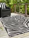 Jungle Expedition Collection Area Rug -  Savannah Rectangle White  lifestyle 15