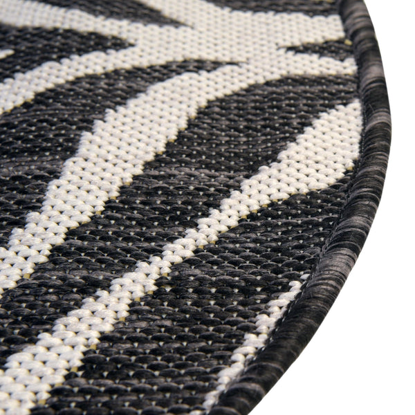 Jungle Expedition Collection Area Rug -  Savannah Round White  lifestyle 106