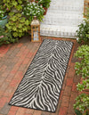 Jungle Expedition Collection Area Rug -  Savannah Runner White  lifestyle 74