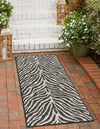 Jungle Expedition Collection Area Rug -  Savannah Runner White  lifestyle 92