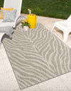 Jungle Expedition Collection Area Rug -  Savannah Rectangle Gray  lifestyle 10