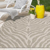 Jungle Expedition Collection Area Rug -  Savannah Rectangle Gray  lifestyle 52