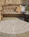 Jungle Expedition Collection Area Rug -  Savannah Round Gray  lifestyle 93