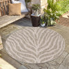 Jungle Expedition Collection Area Rug -  Savannah Round Gray  lifestyle 149
