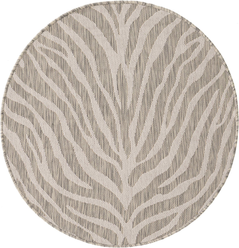 Savannah Escape Collection Area Rug -  Savannah Round Gray  lifestyle 93