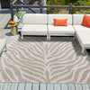 Jungle Expedition Collection Area Rug -  Savannah Square Gray  lifestyle 150