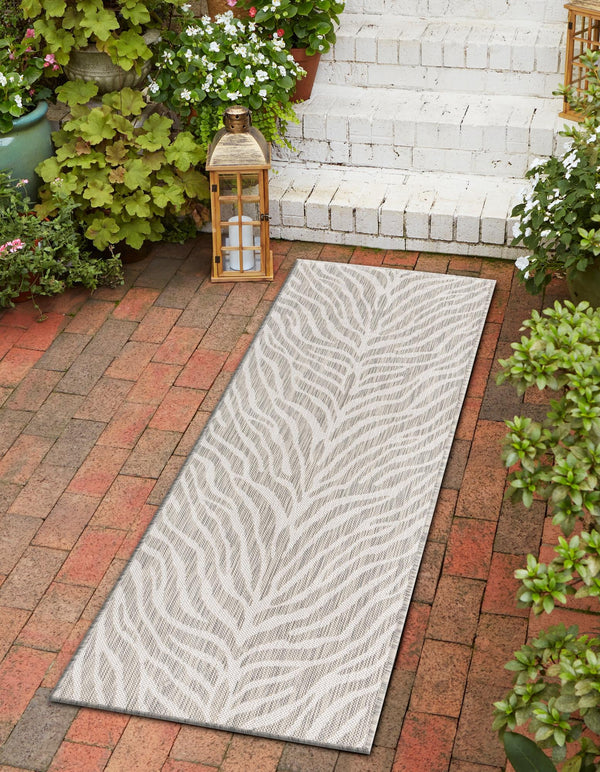 Jungle Expedition Collection Area Rug -  Savannah Runner Gray  lifestyle 0
