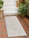 Jungle Expedition Collection Area Rug -  Savannah Runner Gray  lifestyle 2