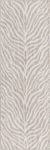 Jungle Expedition Collection Area Rug -  Savannah Runner Gray Main