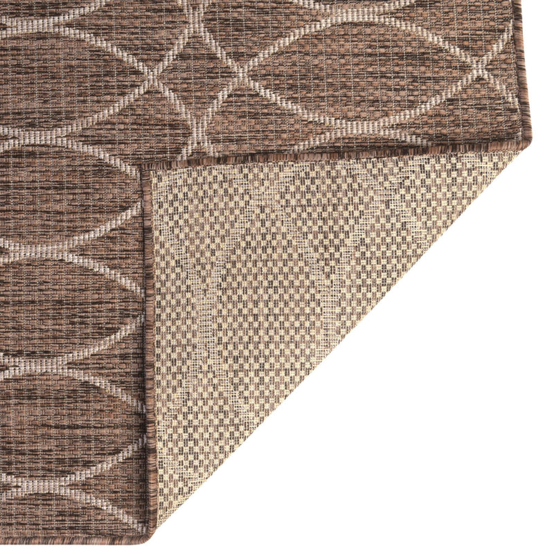 Savannah Pergola Collection Area Rug -  Pavilion (Brown) Rectangle Brown  lifestyle 13