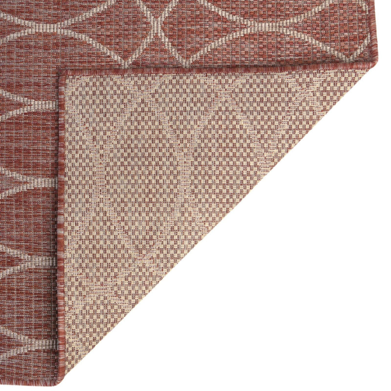 Savannah Pergola Collection Area Rug -  Pavilion (Rust Red) Runner Rust Red  lifestyle 60
