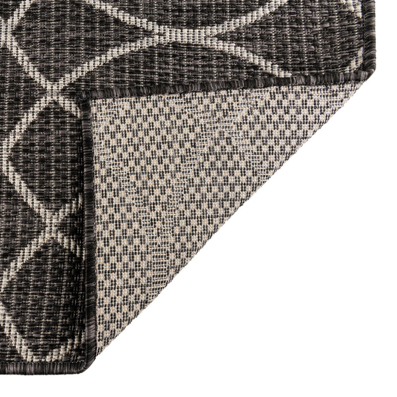 Savannah Pergola Collection Area Rug -  Pavilion (Charcoal) Rectangle Charcoal  lifestyle 17