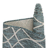 Garden Lattice Oasis Collection Area Rug -  Pavilion (Teal) Rectangle Teal  lifestyle 19