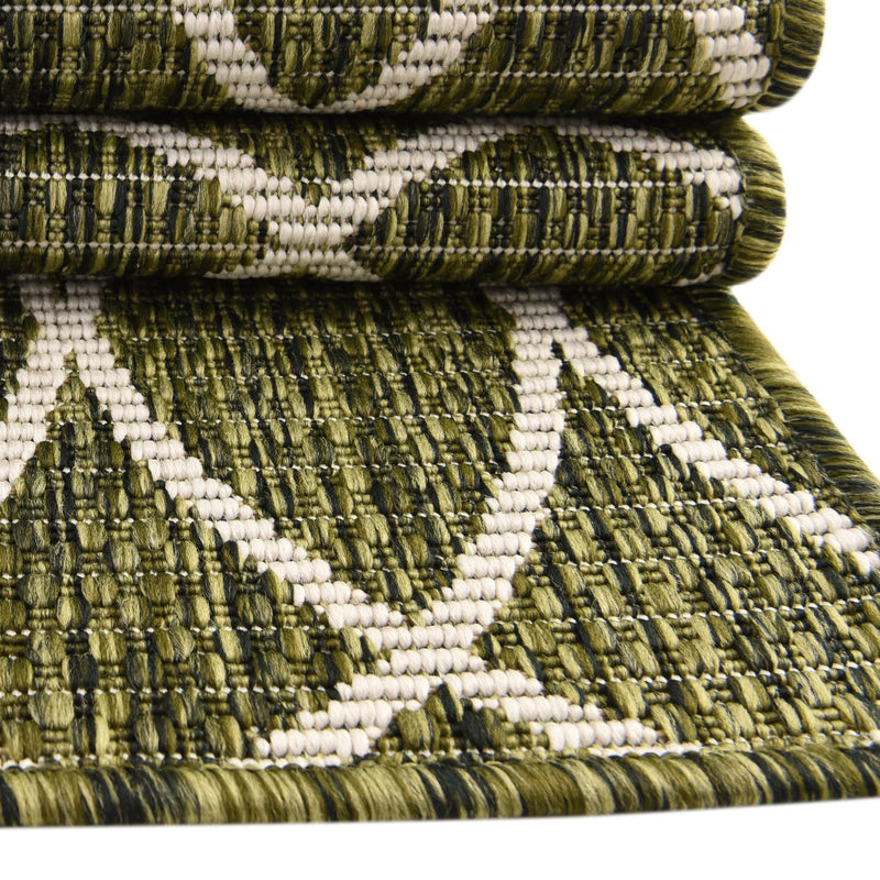 Savannah Pergola Collection Area Rug -  Pavilion (Green) Runner Green  lifestyle 51