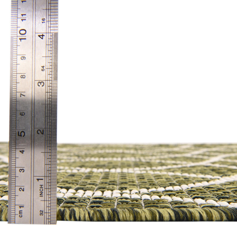 Savannah Pergola Collection Area Rug -  Pavilion (Green) Runner Green  lifestyle 52