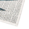 Garden Terrace Escape Collection Area Rug - Verdure (Teal Ivory) Runner Teal Ivory  lifestyle 5