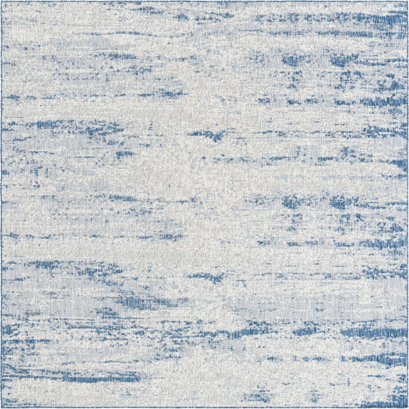 Urban Terrace Collection Area Rug -  Tribeca Square Blue  lifestyle 89