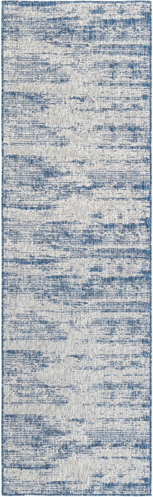 Urban Terrace Collection Area Rug -  Tribeca Runner Blue  lifestyle 88