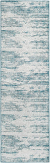 Urban Terrace Collection Area Rug -  Tribeca Runner Teal  lifestyle 98