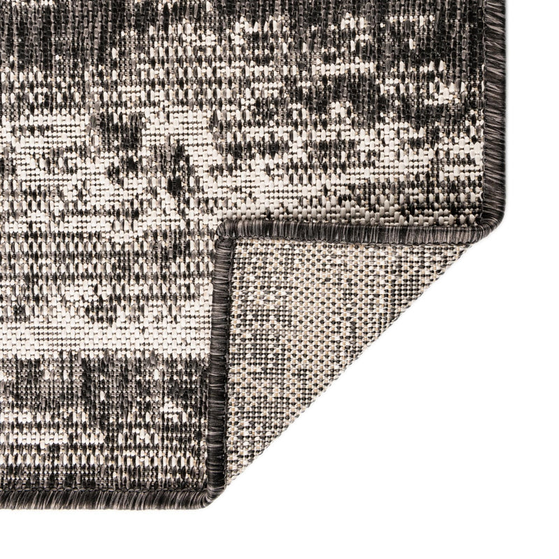 Urban Terrace Collection Area Rug -  Tribeca Rectangle Charcoal Gray  lifestyle 60