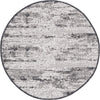 Urban Terrace Collection Area Rug -  Tribeca Round Charcoal Gray  lifestyle 92