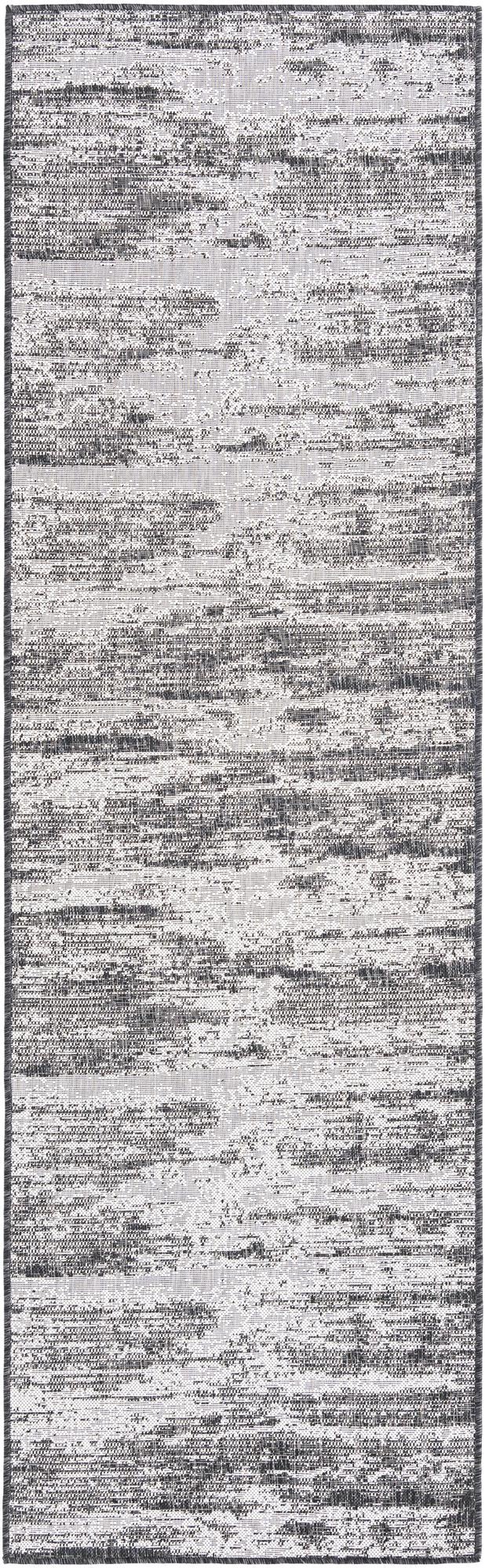 Urban Terrace Collection Area Rug -  Tribeca Runner Charcoal Gray  lifestyle 93