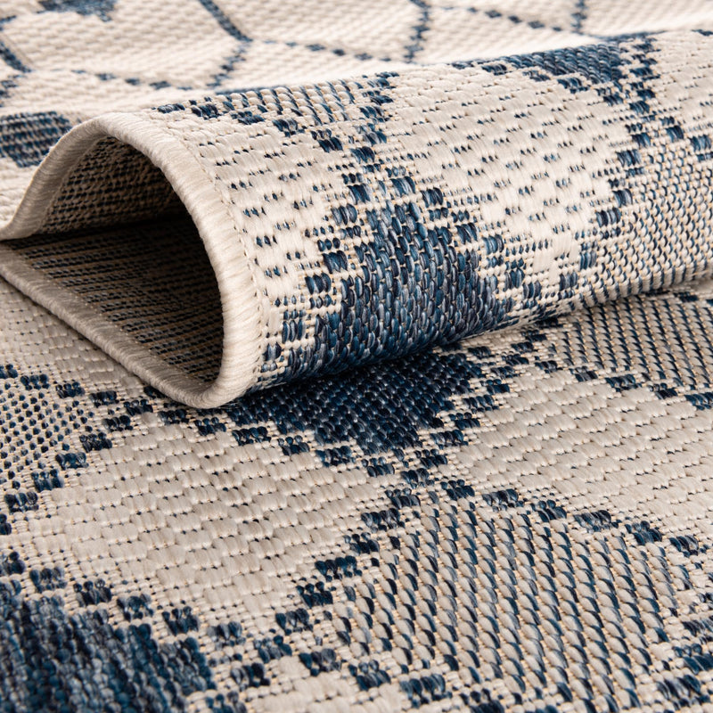 Garden Lattice Oasis Collection Area Rug -  Veranda Rectangle Ivory  lifestyle 70