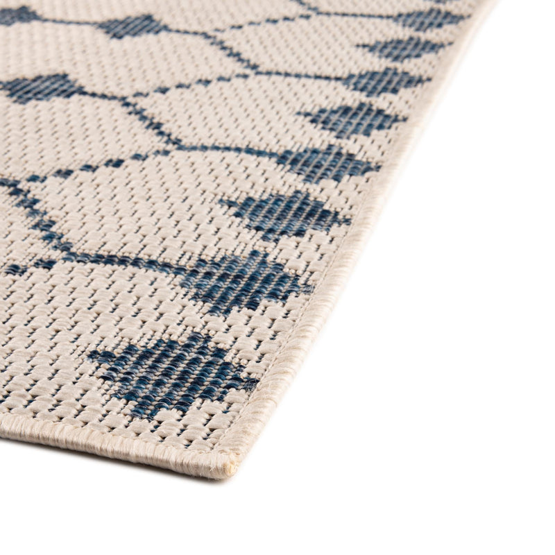 Garden Lattice Oasis Collection Area Rug -  Veranda Rectangle Ivory  lifestyle 75