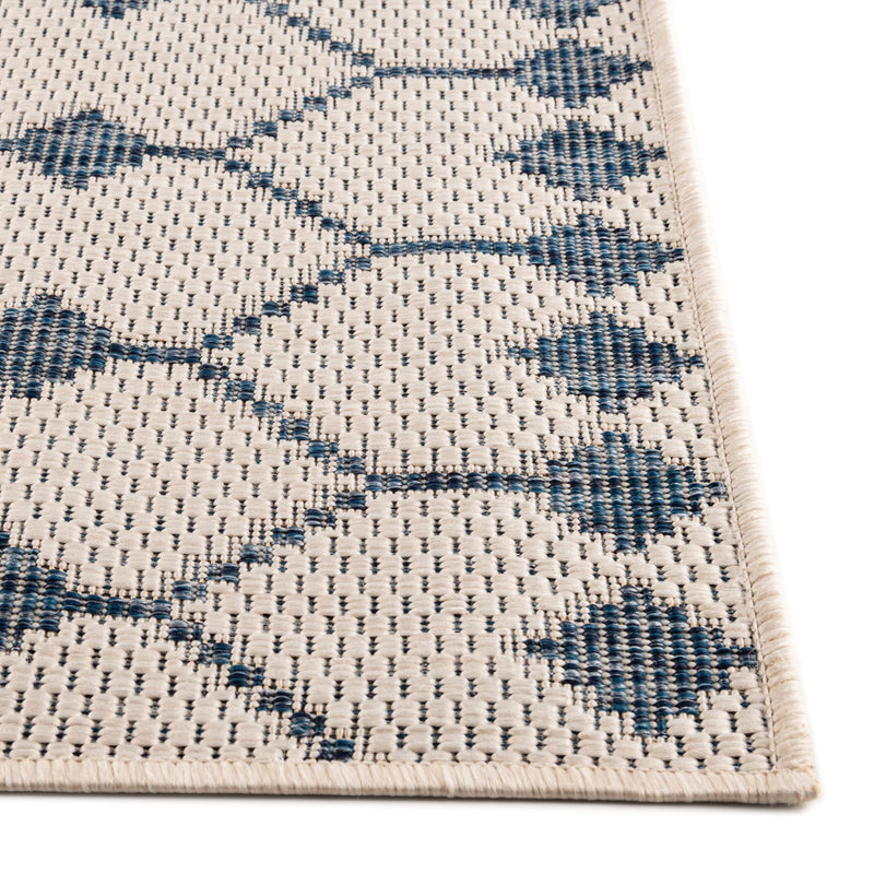 Garden Lattice Oasis Collection Area Rug -  Veranda Rectangle Ivory  lifestyle 90