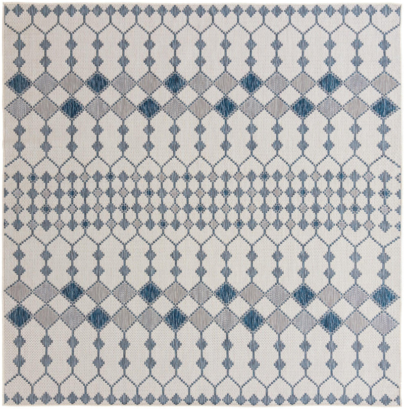 Savannah Pergola Collection Area Rug -  Veranda Square Ivory  lifestyle 103