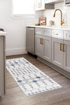 Garden Lattice Oasis Collection Area Rug -  Veranda Runner Ivory  lifestyle 162