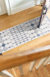 Garden Lattice Oasis Collection Area Rug -  Veranda Runner Ivory  lifestyle 210