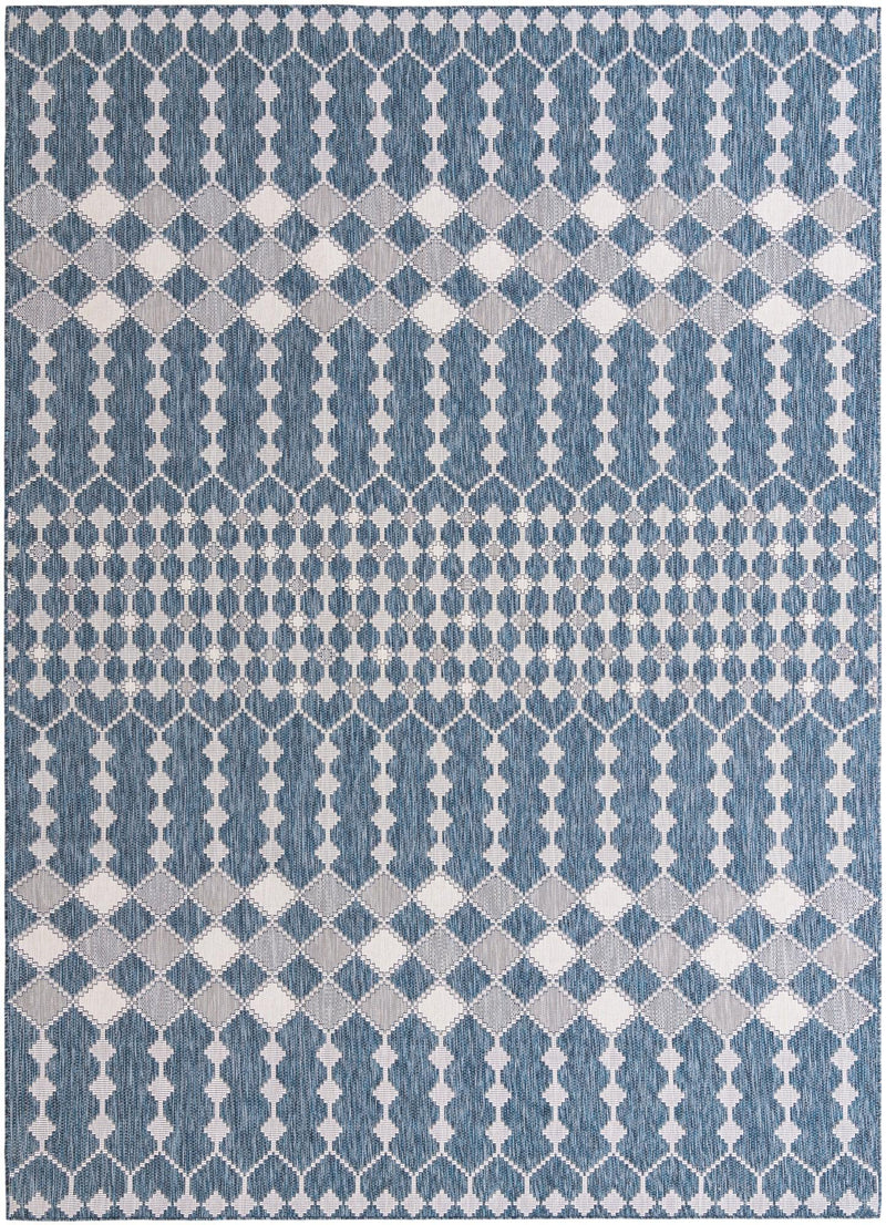 Savannah Pergola Collection Area Rug -  Veranda Rectangle Blue  lifestyle 4