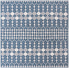 Savannah Pergola Collection Area Rug -  Veranda Square Blue  lifestyle 94