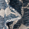 Garden Lattice Oasis Collection Area Rug -  Veranda Round Blue  lifestyle 8