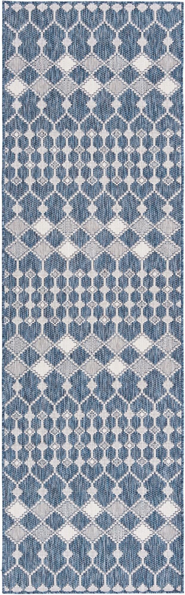 Savannah Pergola Collection Area Rug -  Veranda Runner Blue  lifestyle 93