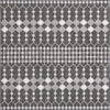 Savannah Pergola Collection Area Rug -  Veranda Square Charcoal Gray  lifestyle 97