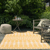 Garden Lattice Oasis Collection Area Rug -  Veranda Rectangle Yellow  lifestyle 25
