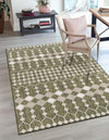 Garden Lattice Oasis Collection Area Rug -  Veranda Rectangle Green  lifestyle 51