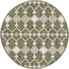 Savannah Pergola Collection Area Rug -  Veranda Round Green  lifestyle 98