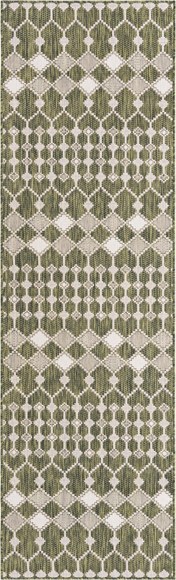 Savannah Pergola Collection Area Rug -  Veranda Runner Green  lifestyle 99