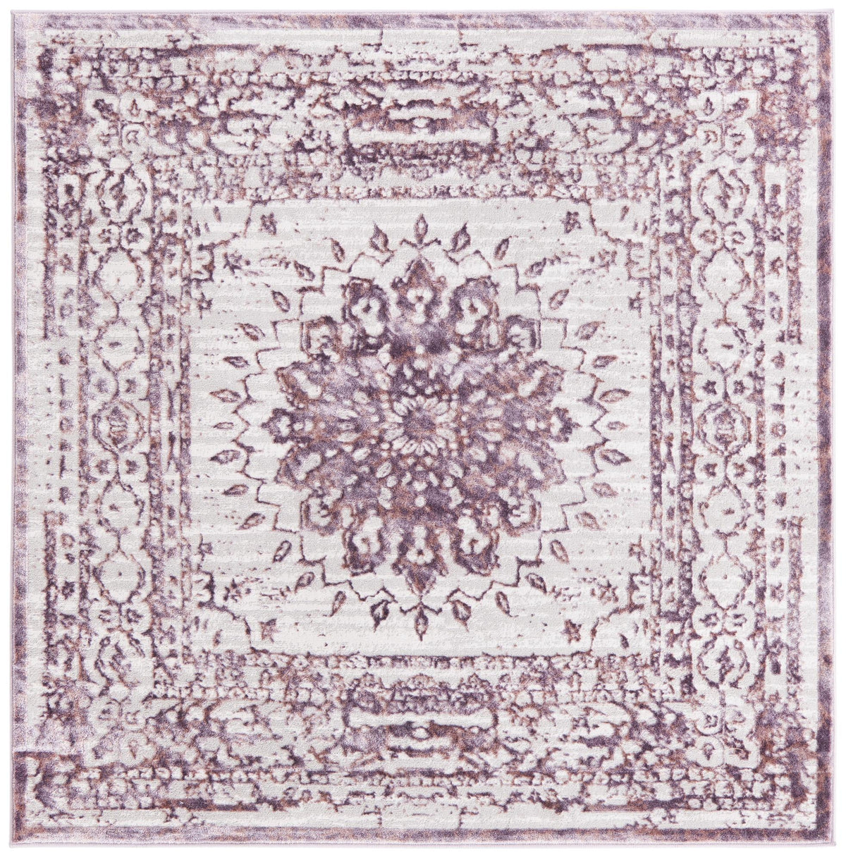 Derbyshire Elegance Collection Area Rug - Buxton Square Violet  lifestyle 41