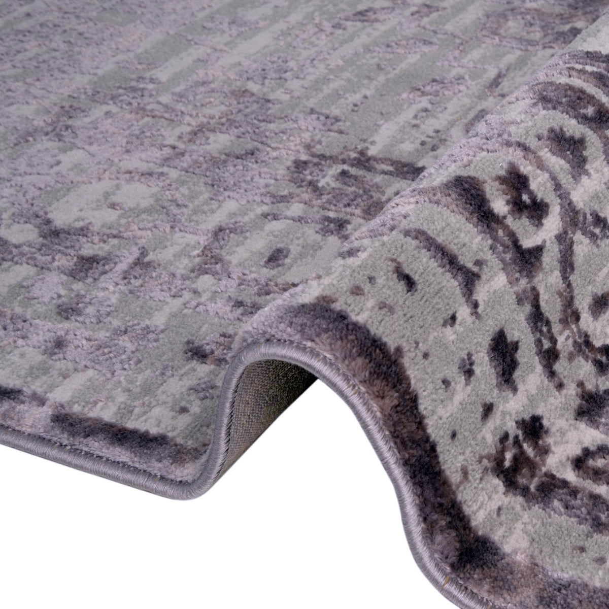 Derbyshire Elegance Collection Area Rug - Buxton Oval Violet  lifestyle 103