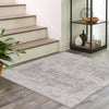 Derbyshire Elegance Collection Area Rug -  Matlock Square Gray  lifestyle 119