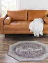 Derbyshire Elegance Collection Area Rug -  Matlock Octagon Violet  lifestyle 60