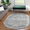 Derbyshire Elegance Collection Area Rug -  Matlock Oval Blue  lifestyle 112